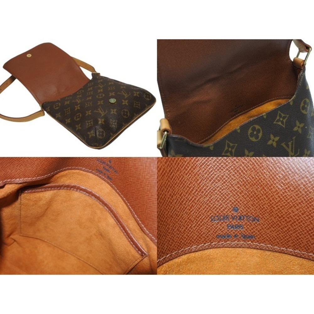 Louis Vuitton leather Leather Salsa Brown Bag tanned Shoulder Musette Monogram - Picture 8 of 9